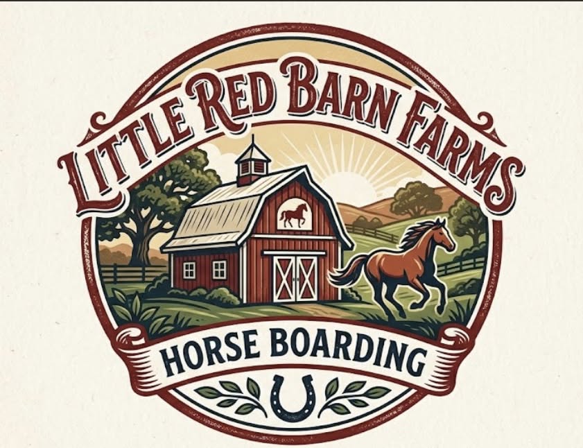 Little Red Barn Farms Horse Boarding logo